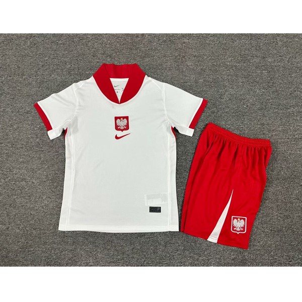 Camiseta Polonia Replica Primera Ropa Niño 2024/25